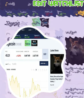 How much is dogecoin stock